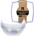 R-kay 6 Pack Square Small Plastic Serving Bowls 8 oz by R-KAY