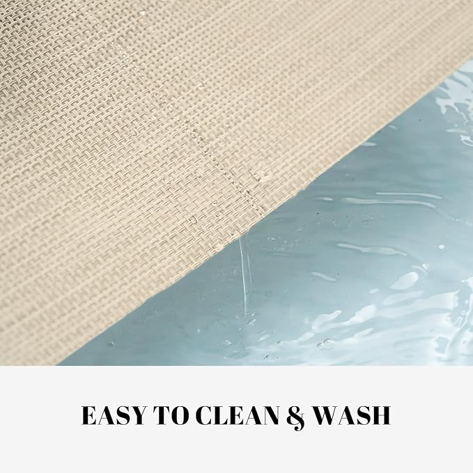 Placemats Set of 4 Vinyl/Plastic Woven Place Mats - Image 3