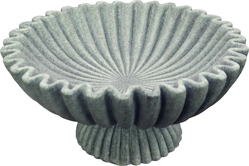 10" Large Decorative Bowl decor, Scalloped Bowls by DecorativeBowl