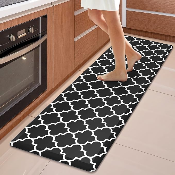 WISELIFE Kitchen Mat Cushioned Anti-Fatigue Kitchen Rug, 17.3"x 60", Non Slip by WiseLife