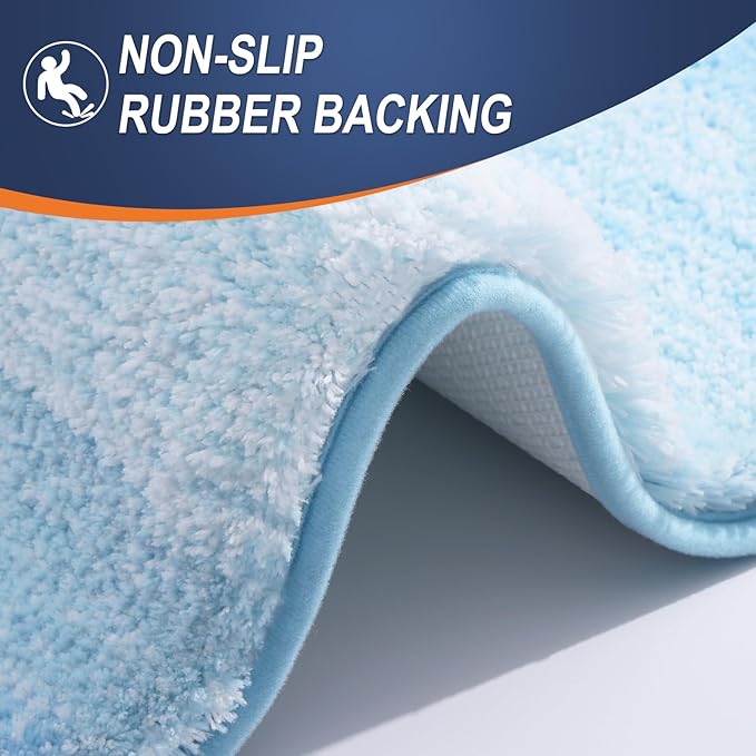 OLANLY Large Bathroom Rugs Mat 44x32, Extra Soft Absorbent Microfiber Bath Rugs - Image 5
