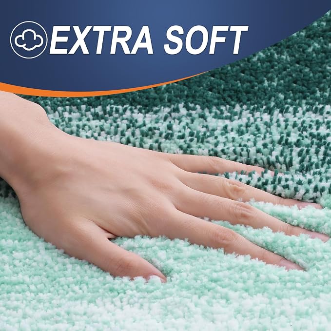 OLANLY Large Bathroom Rugs Mat 45x27, Extra Soft Absorbent Microfiber Bath Rugs - Image 3
