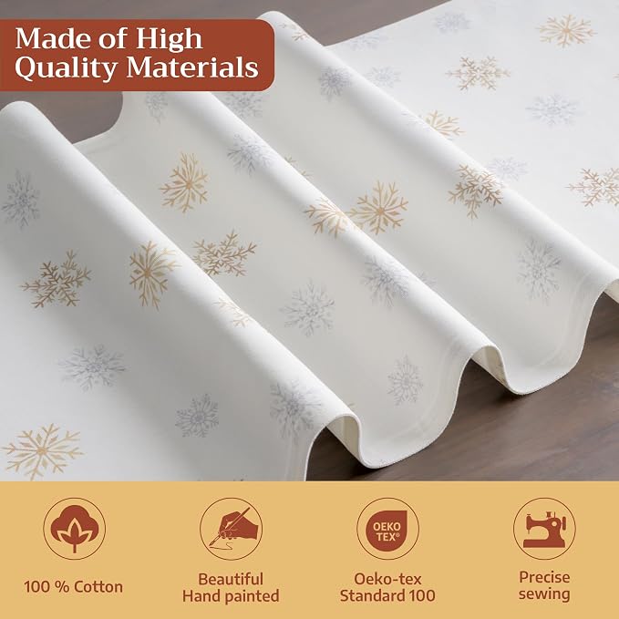 Maison d' Hermine Table Runner 100% Cotton 14.50" x 36" | Table Runners 36 - Image 3