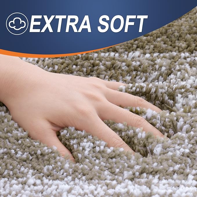 OLANLY Bathroom Runner Rugs Mat 59x24, Extra Soft Absorbent Microfiber Bath Rugs - Image 2