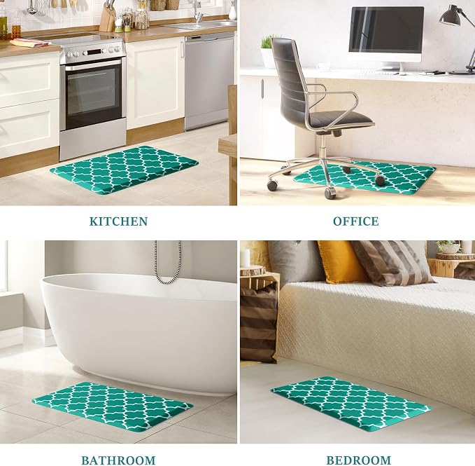 WISELIFE Kitchen Mat Cushioned Anti-Fatigue Kitchen Rug, 17.3"x 28", Non Slip - Image 7
