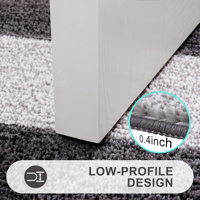 Kitinjoy Indoor Outdoor Door Mat, 48x32 Non-Slip Absorbent Dirt Trapper - Image 4