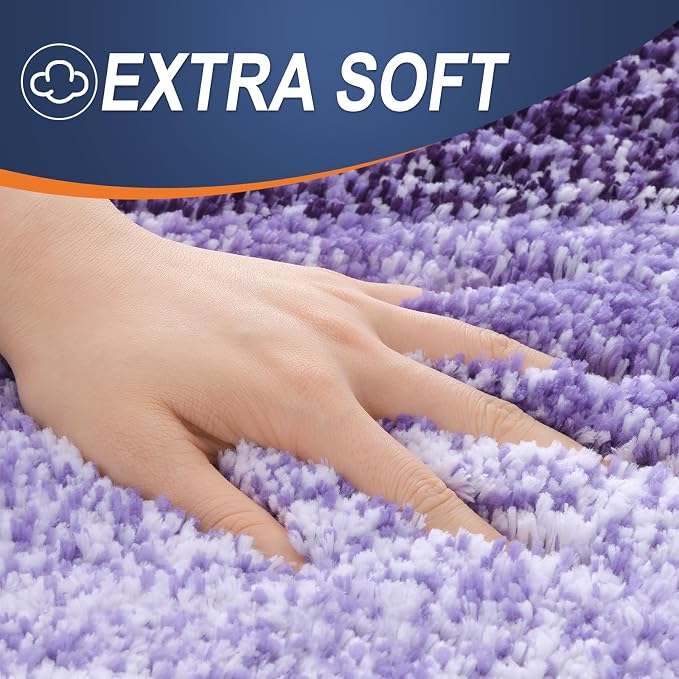 OLANLY Large Bathroom Rugs Mat 40x24, Extra Soft Absorbent Microfiber Bath Rugs - Image 3