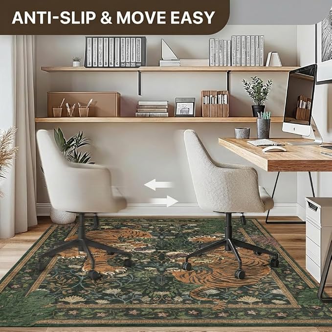 36"x60" Office Chair Mat for Hardwood Tile Floor, Under Desk Carpet Protector - Image 4