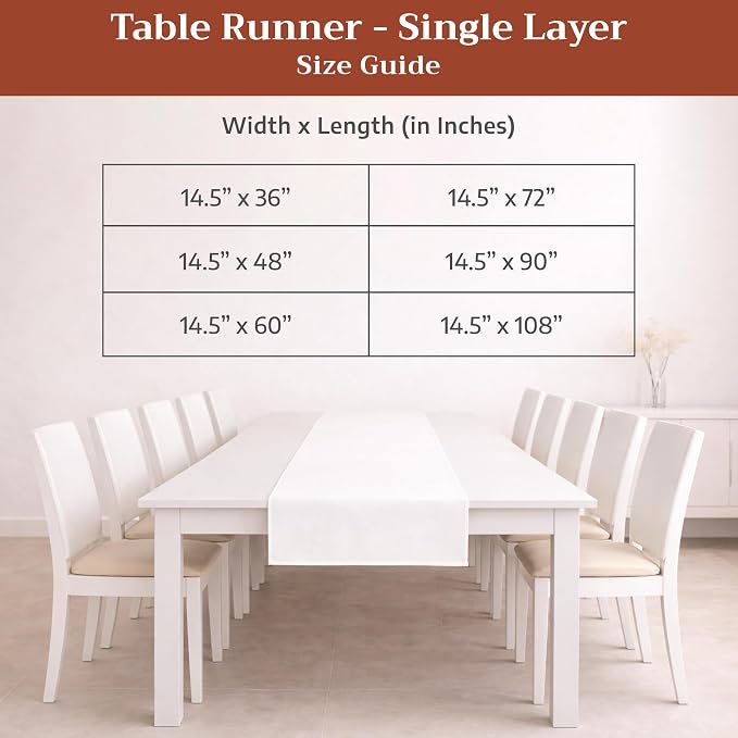 Maison d' Hermine Table Runner 100% Cotton 14.50" x 48" | Table Runners 48 - Image 7