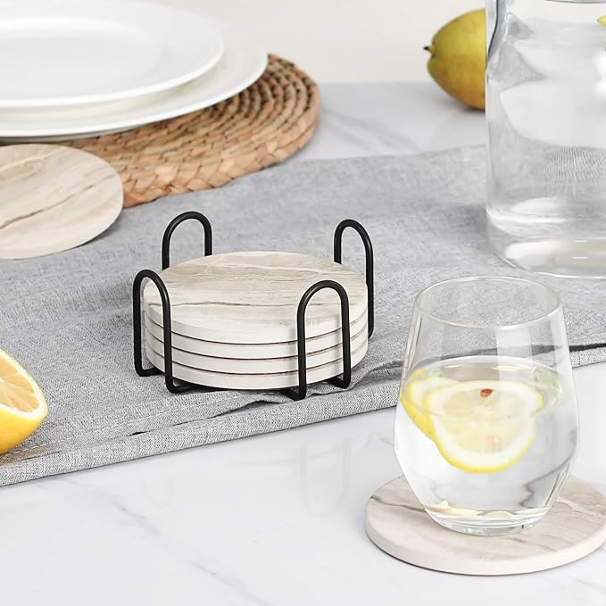 LIFVER Coasters Set of 6, Coasters - Image 6