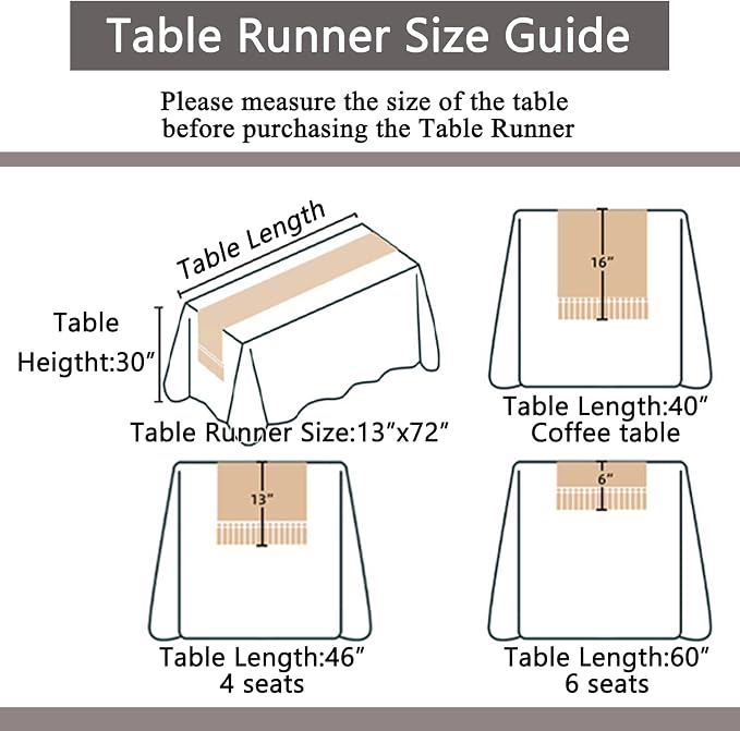 Burlap Boho Table Runner for Spring Home Decor 108 Inches Long, Modern - Image 3