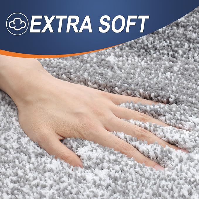 OLANLY Large Bathroom Rugs Mat 50x30, Extra Soft Absorbent Microfiber Bath Rugs - Image 2