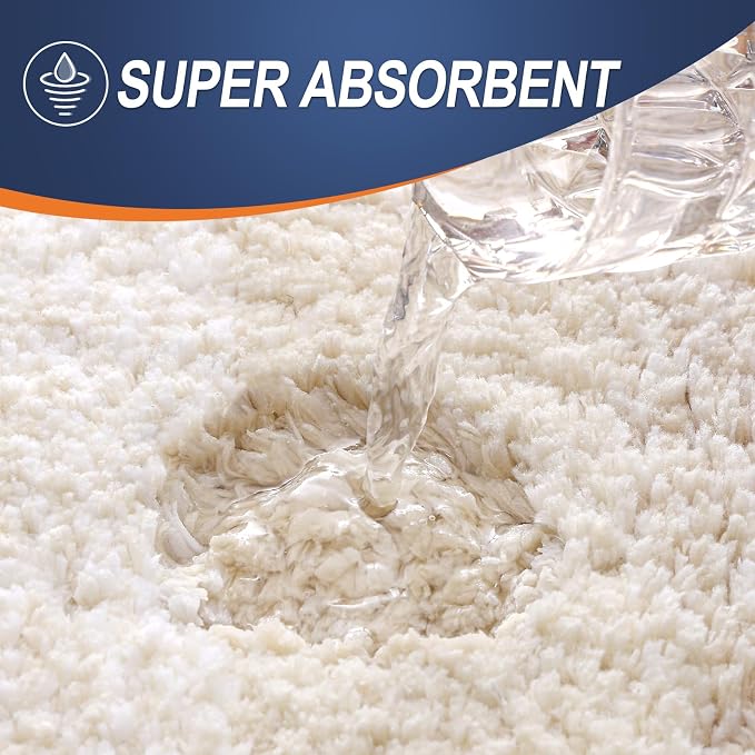 OLANLY Large Bathroom Rugs Mat 50x30, Extra Soft Absorbent Microfiber Bath Rugs - Image 4