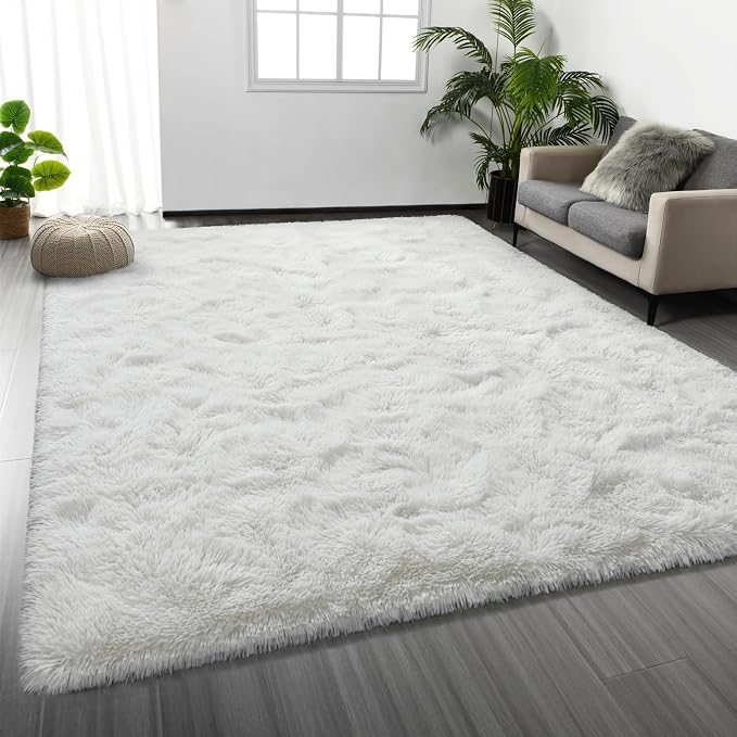 Deerhoo Large Shag Area Rugs 6 x 9, Plush Fuzzy Rugs by Deerhoo