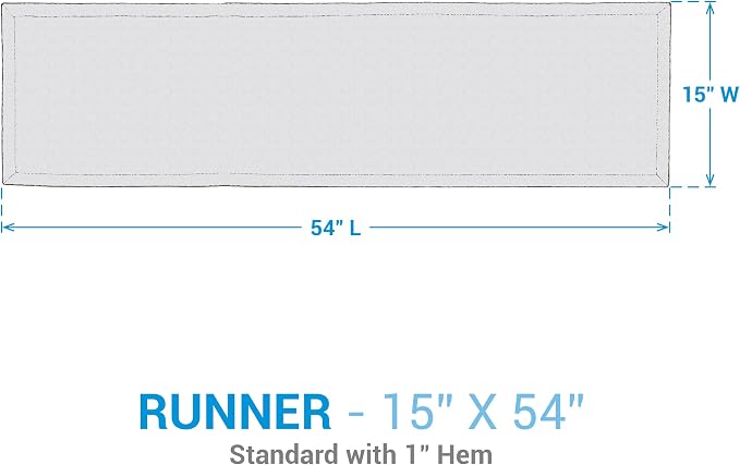 Park Designs Indigo Chindi Table Runner 13" x 54" | Woven Cotton | Distressed - Image 4
