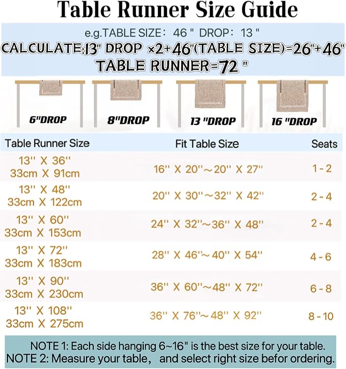 Rustic Burlap Table Runner, Coffee Table Runners 90 inches Long | Double Layer - Image 6