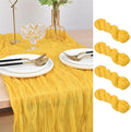 Yellow Cheesecloth Table Runner Cheese Cloth Wedding Birthday Party Decor | by Joanlody