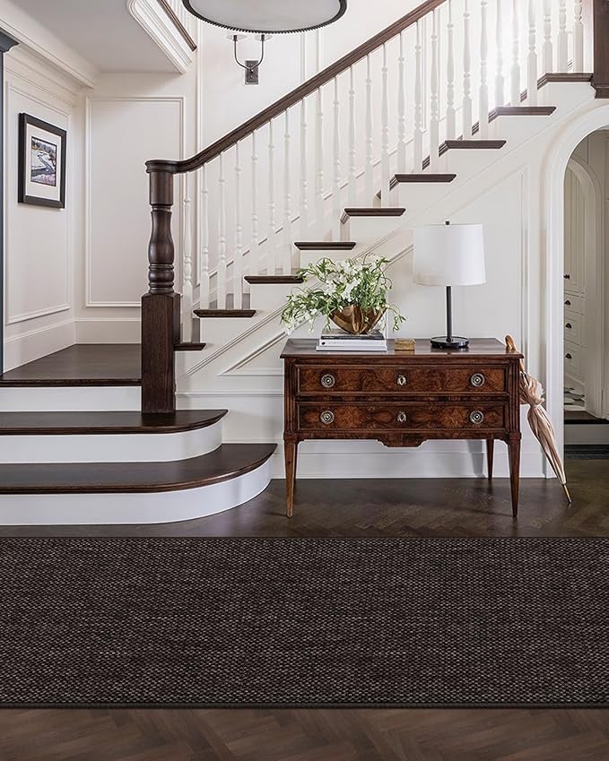 Color&Geometry Door Mat 2'4"x12' Runner Rug - Image 5