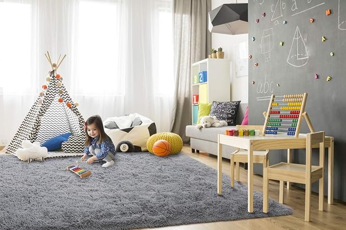 TWINNIS Super Soft Shaggy Rugs Fluffy Carpets, 3x5 Feet, Indoor Modern Plush - Image 4