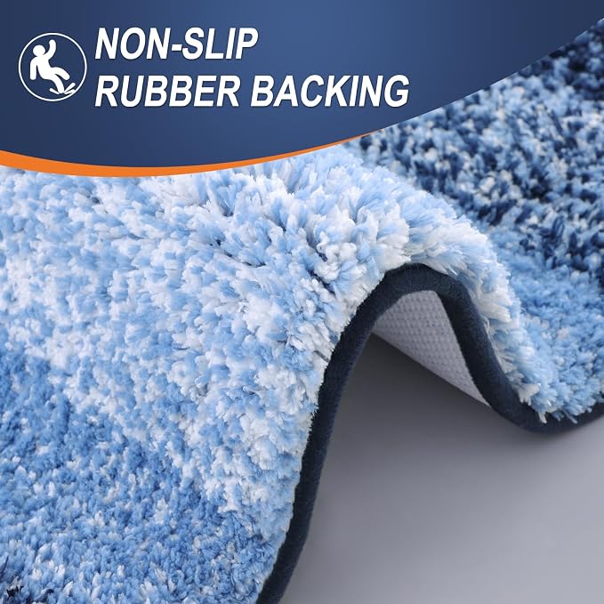 OLANLY Large Bathroom Rugs Mat 44x32, Extra Soft Absorbent Microfiber Bath Rugs - Image 5