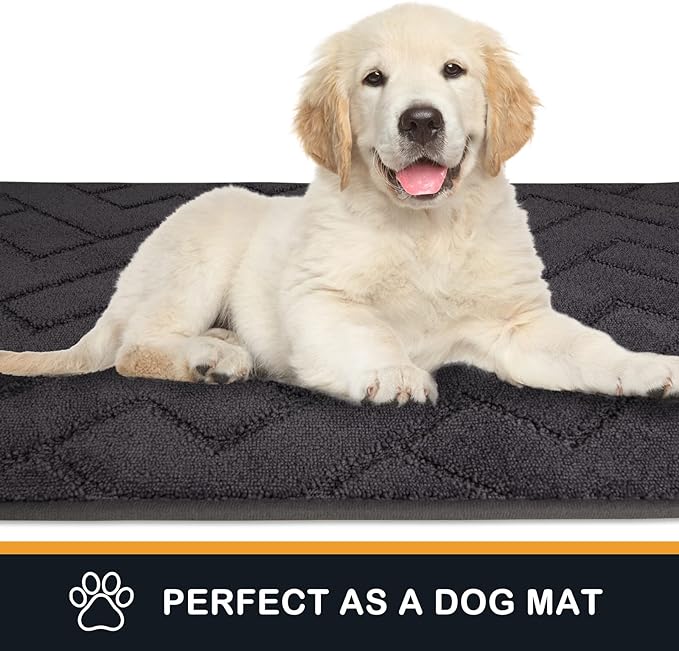 PURRUGS Dirt Trapping Door Mat 48" x 48", Non-Slip Machine Washable Entry Rug - Image 6
