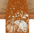Artoid Mode 210 GSM Fall Table Runner 13x48 Inch Home Party Decor | Orange by ArtoidMode