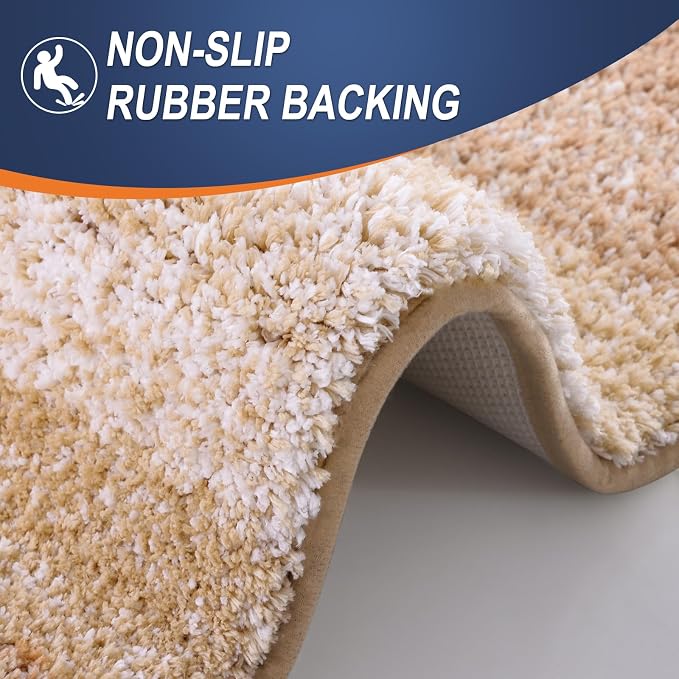 OLANLY Large Bathroom Rugs Mat 44x32, Extra Soft Absorbent Microfiber Bath Rugs - Image 5