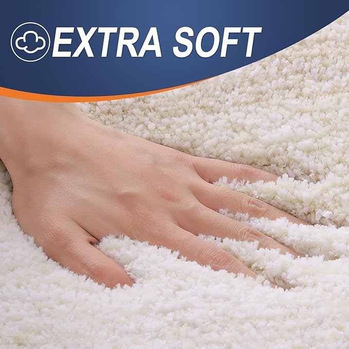 OLANLY Large Bathroom Rugs Mat 45x27, Extra Soft Absorbent Microfiber Bath Rugs - Image 3