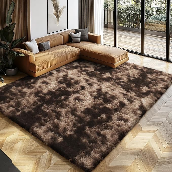 Shag Area Rugs for Bedroom Living Room, 4X6 Ultra Soft Fluffy Area Rugs for Dorm by Boshengya