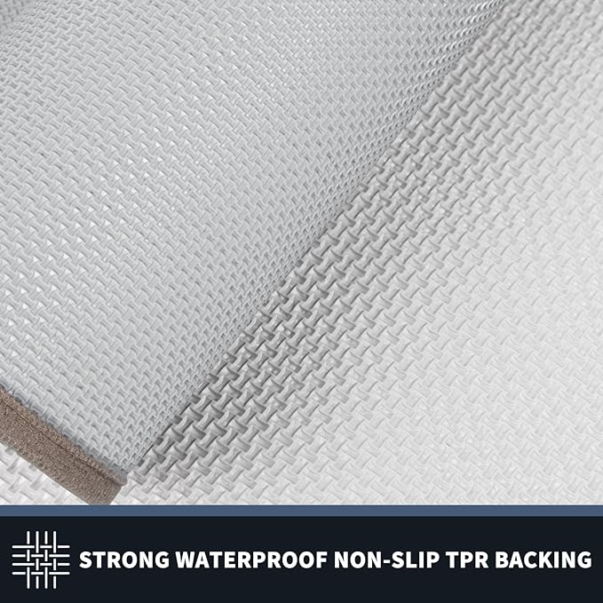 PURRUGS Dirt Trapping Door Mat 20" x 32", Non-Slip Machine Washable Entryway Rug - Image 4