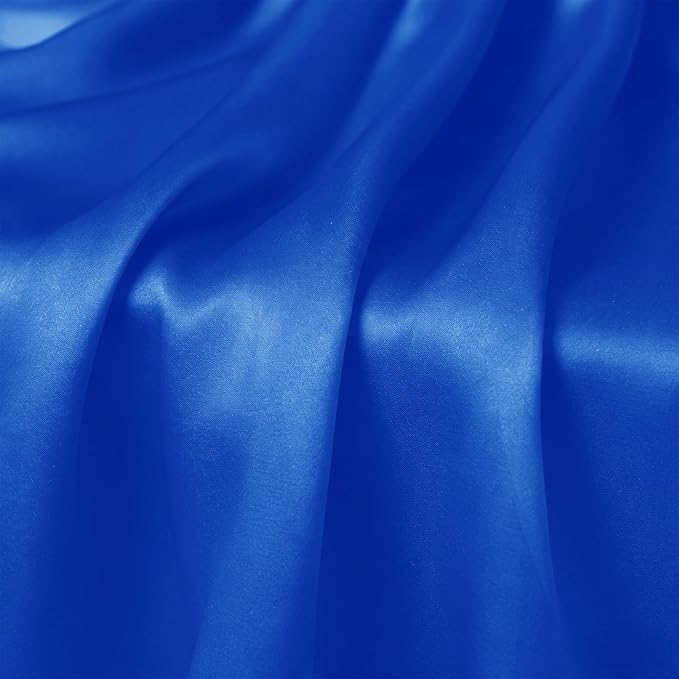2 Pack Royal Blue Satin Table Runner 12 x 72 Inch | Ruffle Design, Luxurious - Image 6
