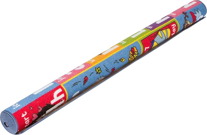 Looney Tunes Educational 5x7' Kids Rug – ABC Alphabet, Months & Days Learning - Image 6