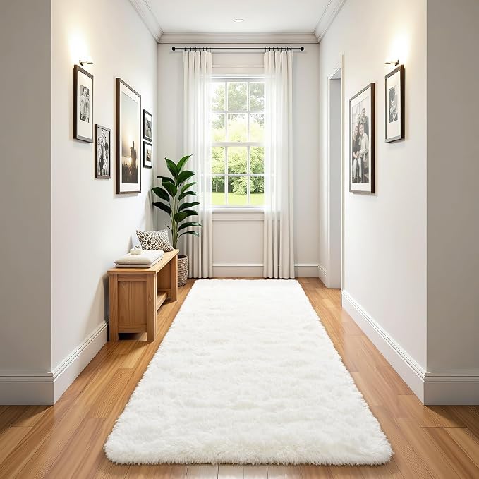 BENRON Soft Runner Rugs for Bedroom 2.6x8, Washable Long Runners for Hallway - Image 5