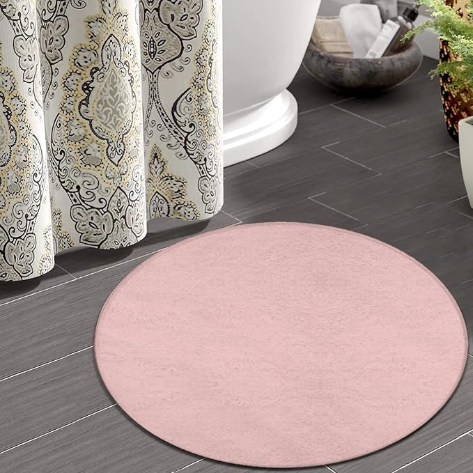 Room Sofa Yoga Soft Round Carpet, Home Decor Non Slip Kitchen Office Circle Rug - Image 4
