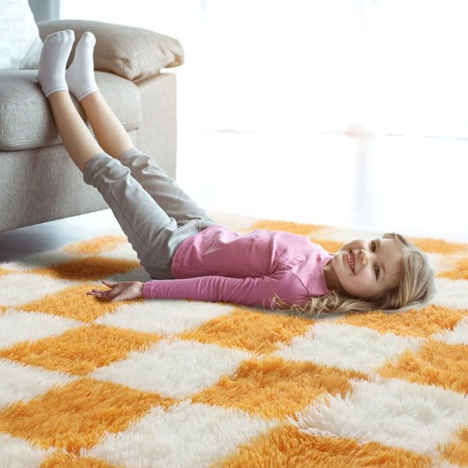 KICMOR 4x6 Rugs for Bedroom Living Room, Furry Plush Soft Rug for Kids Boys - Image 7