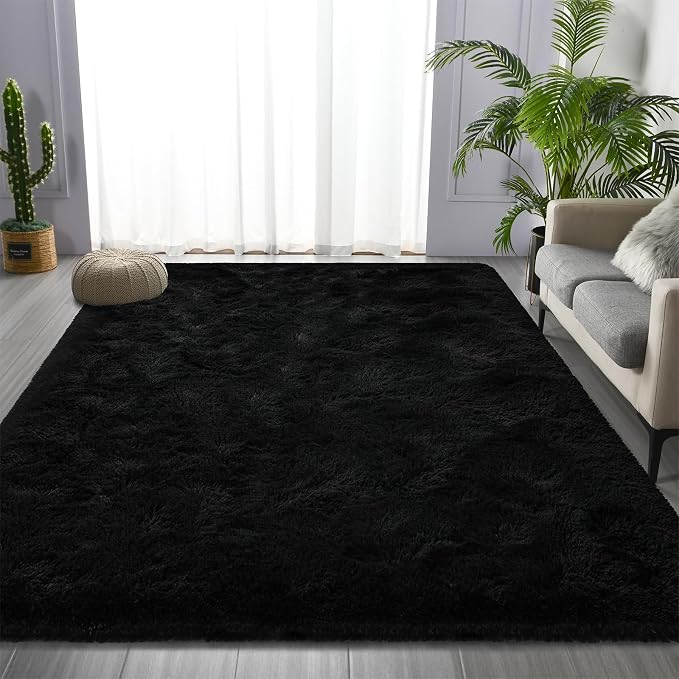 Deerhoo Large Shag Area Rugs 5 x 8, Plush Fuzzy Rugs - Image 2