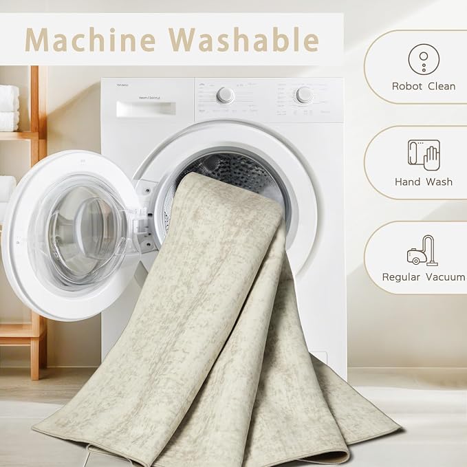 Srugn Washable Rugs 3x5 Area Rugs - Image 4