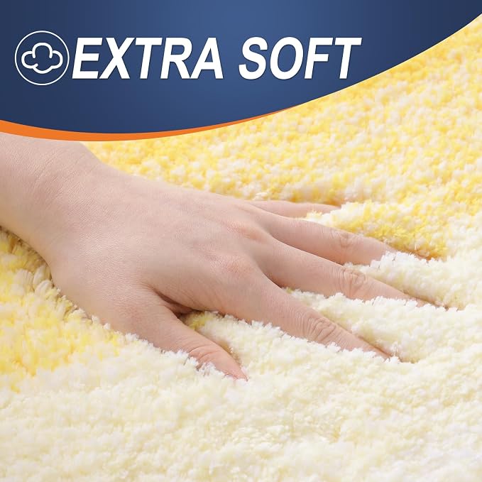 OLANLY Large Bathroom Rugs Mat 40x24, Extra Soft Absorbent Microfiber Bath Rugs - Image 3