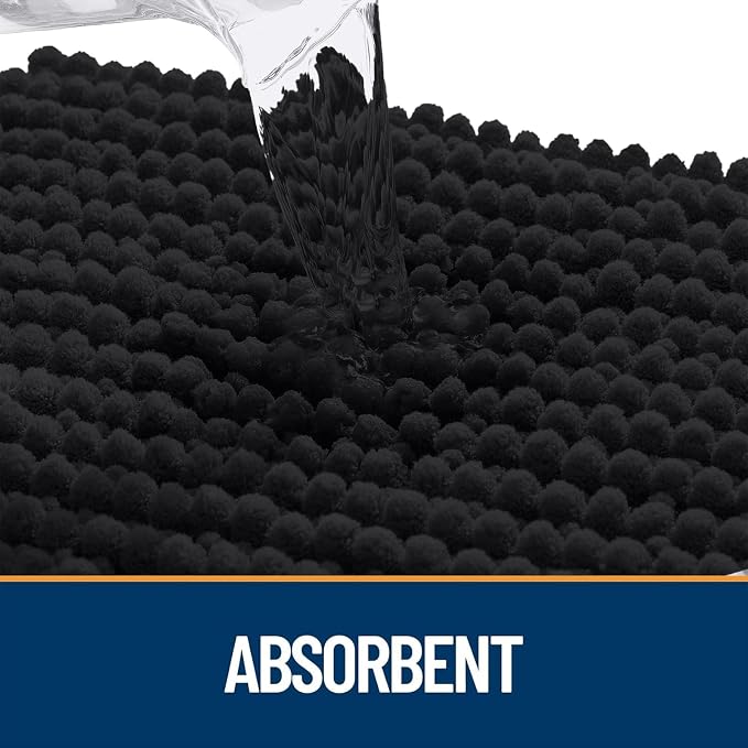 OLANLY Dog Door Mat for Muddy Paws 70x24, Ultra Absorbent Chenille Mud Doormat - Image 4