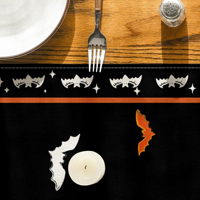 Artoid Mode 210 GSM Halloween Table Runner 13x72 Inch Home Party Decor | Wizard - Image 7