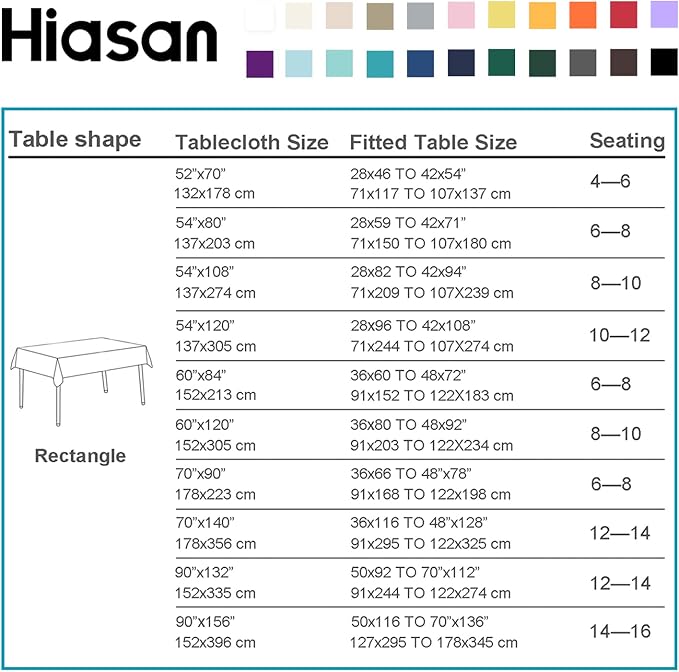 60 x 120 Inch Checkered Tablecloth Rectangle - Image 5