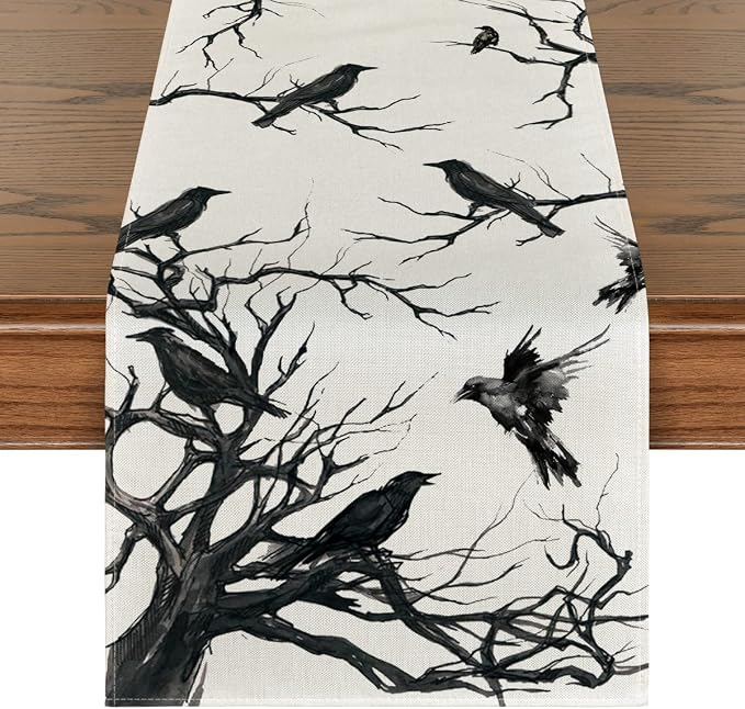 Artoid Mode 210 GSM Halloween Table Runner 13x72 Inch Home Party Decor | by ArtoidMode