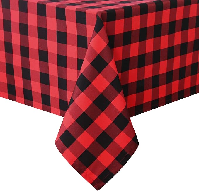 Checkered Tablecloth Rectangle by Hiasan