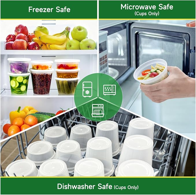 Dealusy 50 Set 24 oz Deli Containers - Image 5