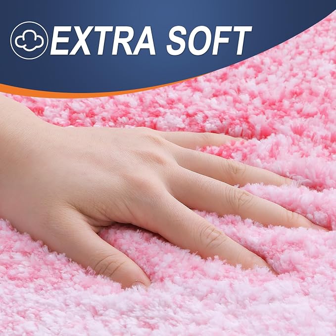 OLANLY Bathroom Runner Rugs Mat 44x24, Extra Soft Absorbent Microfiber Bath Rugs - Image 2