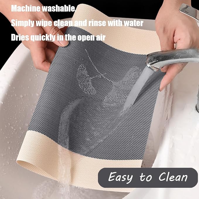 PIGCHCY Ginkgo Placemats Set of 4, Non-Slip Placemats Easy to Wipe Clean - Image 3