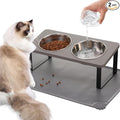 Summark Upgraded Elevated Cat Bowls by Summark