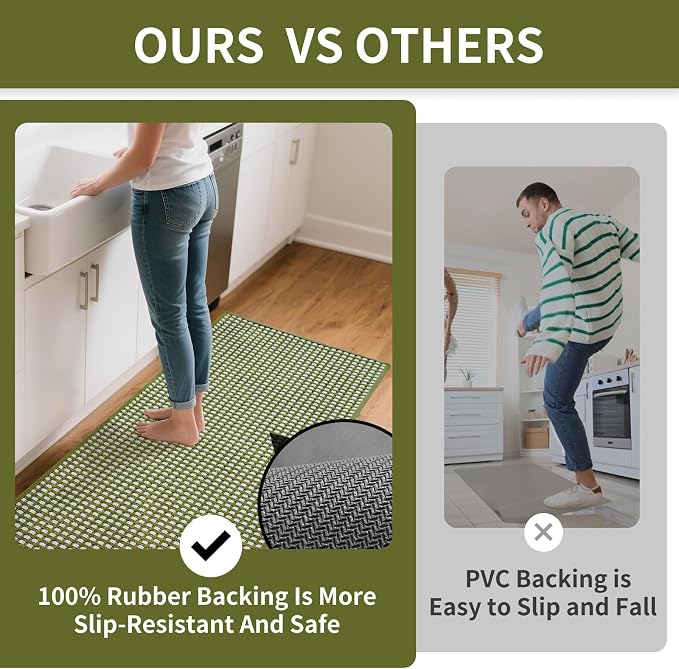YDKGL Kitchen Mats for Floor, Super Absorbent Kitchen Rugs Non Slip Washable - Image 6