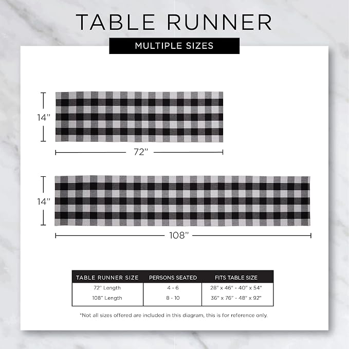 DII Variegated Tabletop Collection, Table Runner, Nautical Blue - Image 8