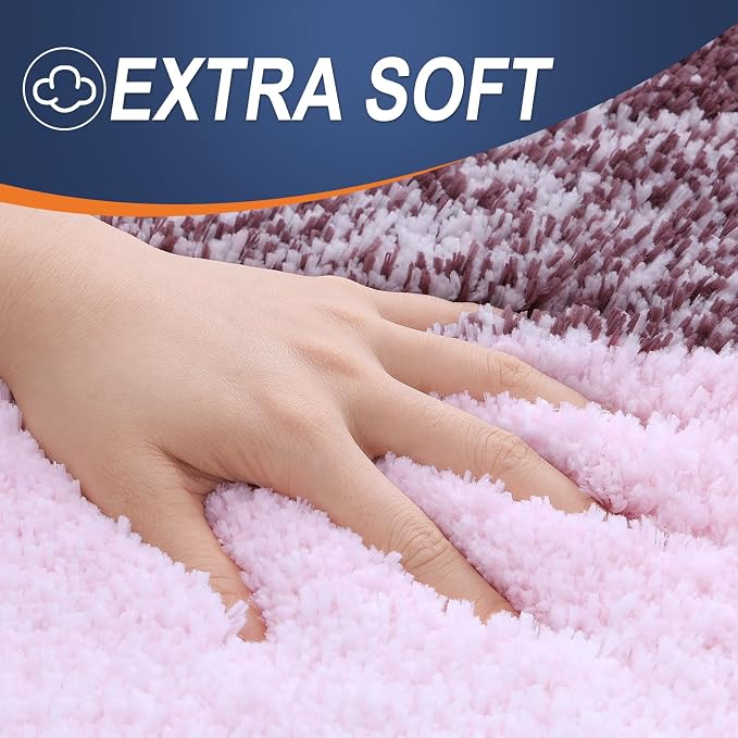 OLANLY Bathroom Runner Rugs Mat 59x24, Extra Soft Absorbent Microfiber Bath Rugs - Image 2